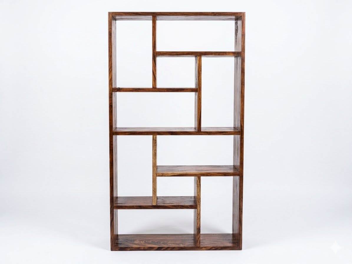 Librera modular en madera maciza