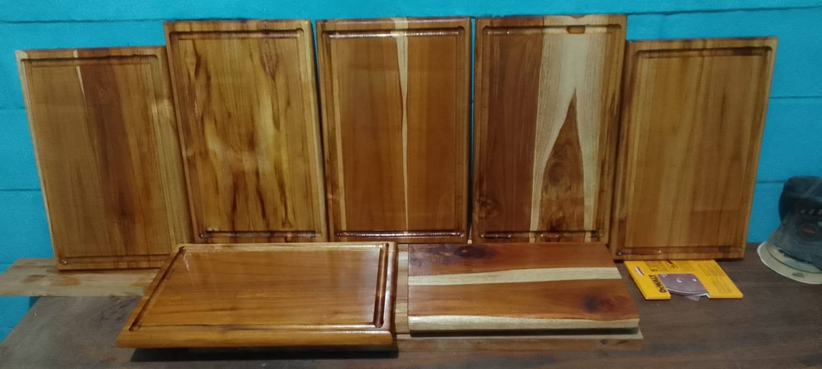 Set de tablas de cocina en madera fina